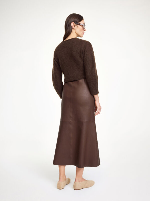 By Malene Birger - Zharea Wool-Blend Cardigan Dark Mahogany