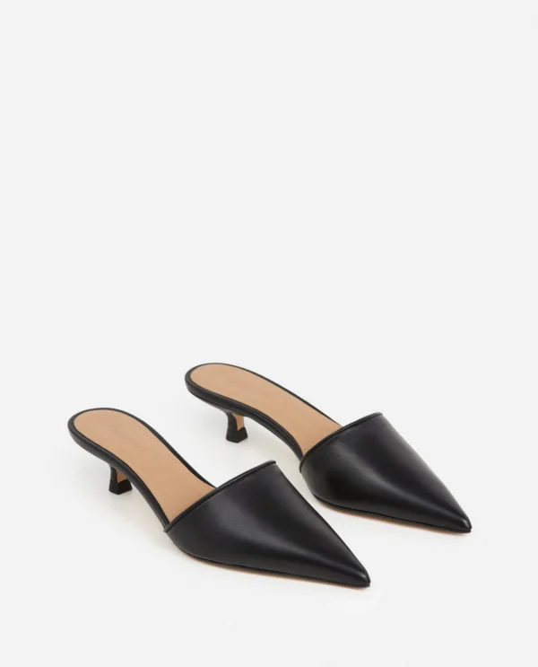 Flattered - Noomi Leather Black