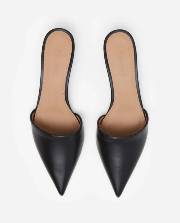 Flattered - Noomi Leather Black