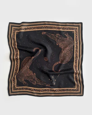 Le Scarf - Gemini Scarf Black & Mocha Mousse