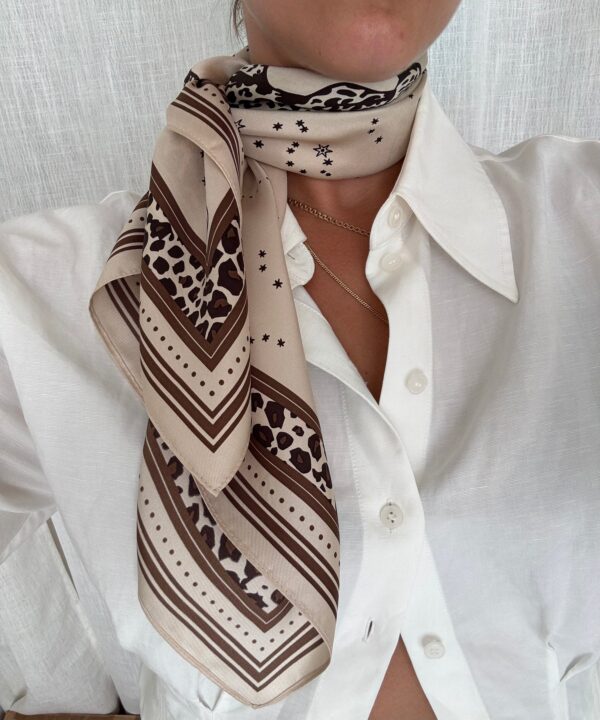 Le Scarf - Gemini Scarf Sand Mocha Mousse