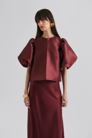 Malina - Cleo Blouse Wine