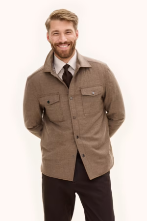 Oscar Jacobson - Flannel Shirt Jacket