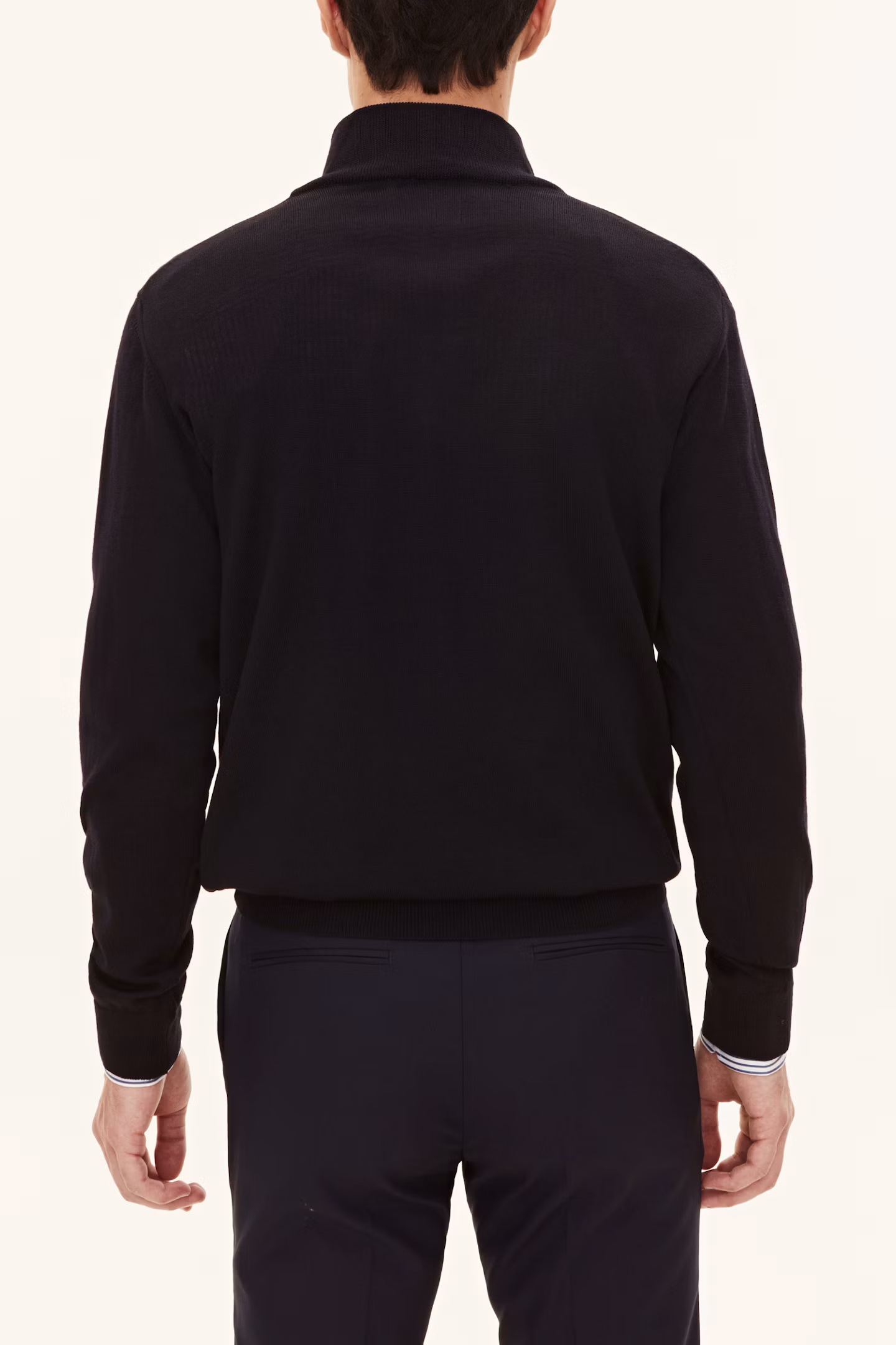 Oscar Jacobson - Marlon Half Zip Dark Blue