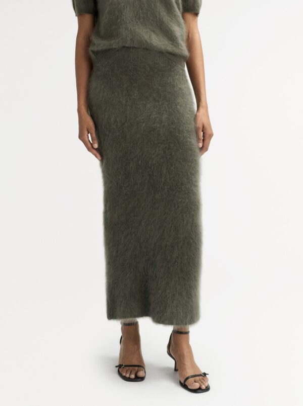 Soft Goat - brushed Skirt Olive