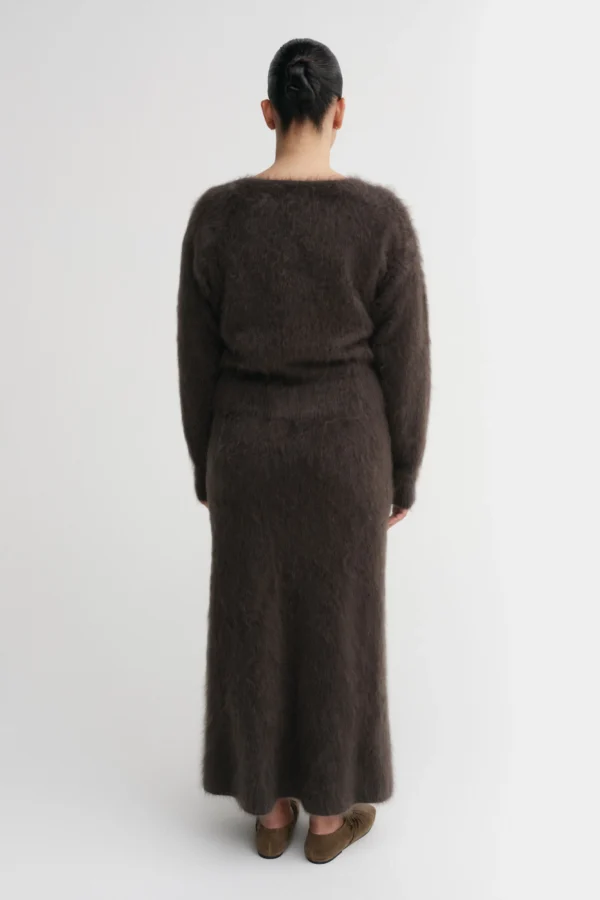 Almada Label - Zoe Crewneck Sweater Chocolate