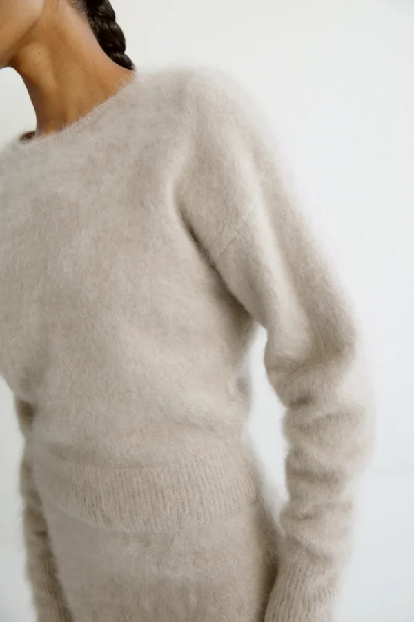 Almada Label - Zoe Crewneck Sweater Taupe