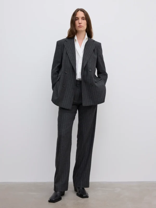 Dagmar - DB Classic Blazer Grey Pinstripe