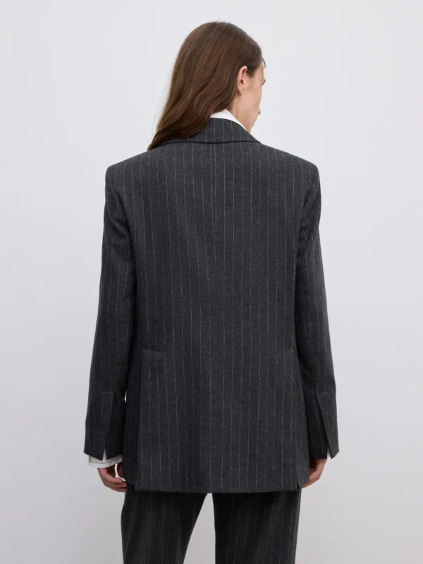Dagmar - DB Classic Blazer Grey Pinstripe
