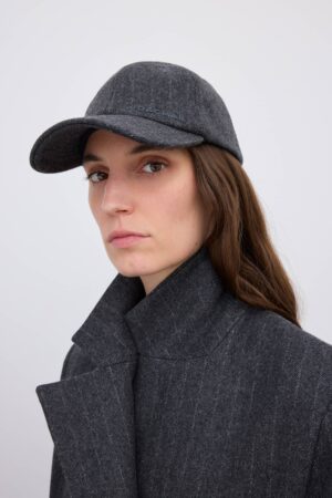 Dagmar - Wool Pinstripe Cap