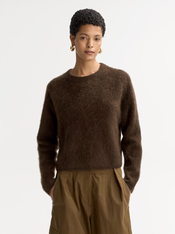 Soft Goat - Brushed Crewneck Mocha