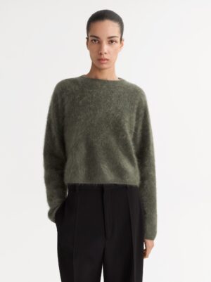Soft Goat - Brushed Crewneck Olive