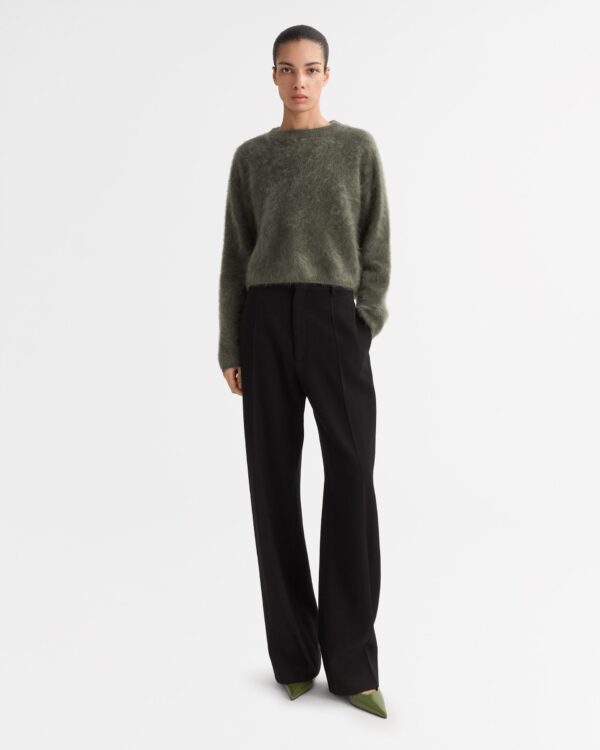 Soft Goat - Brushed Crewneck Olive