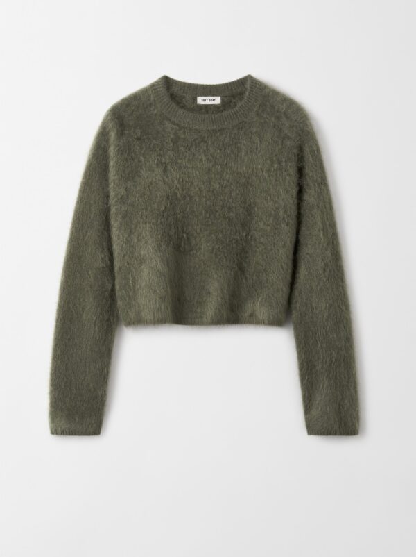 Soft Goat - Brushed Crewneck Olive