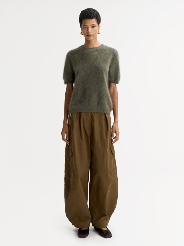 Soft Goat - Brushed Short Sleeve Olive