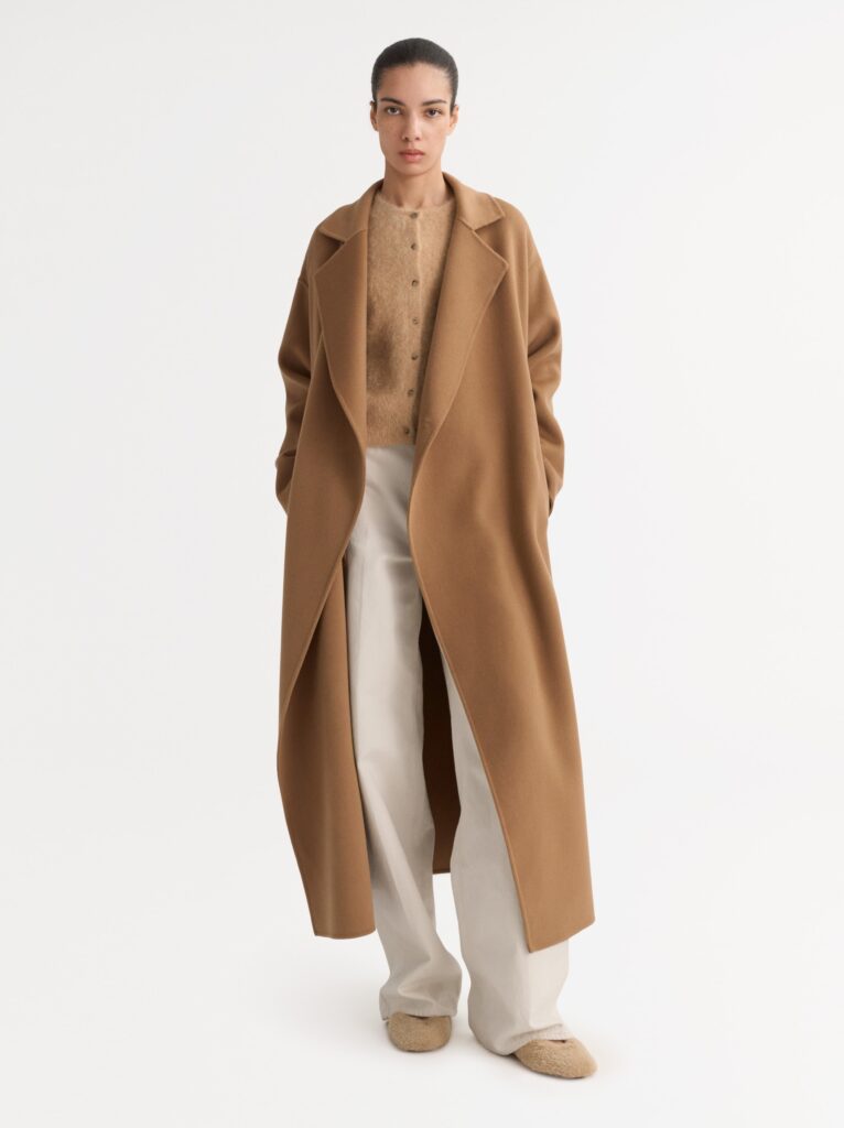 Soft Goat - Oversized Coat Camel