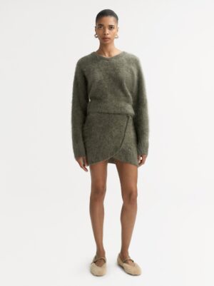 Soft Goat - Wrap Brushed Skirt