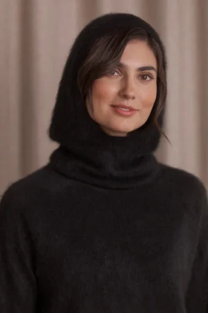 Original Story - Cashmere Hood Black