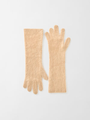 Soft Goat - Brushed Gloves Camel