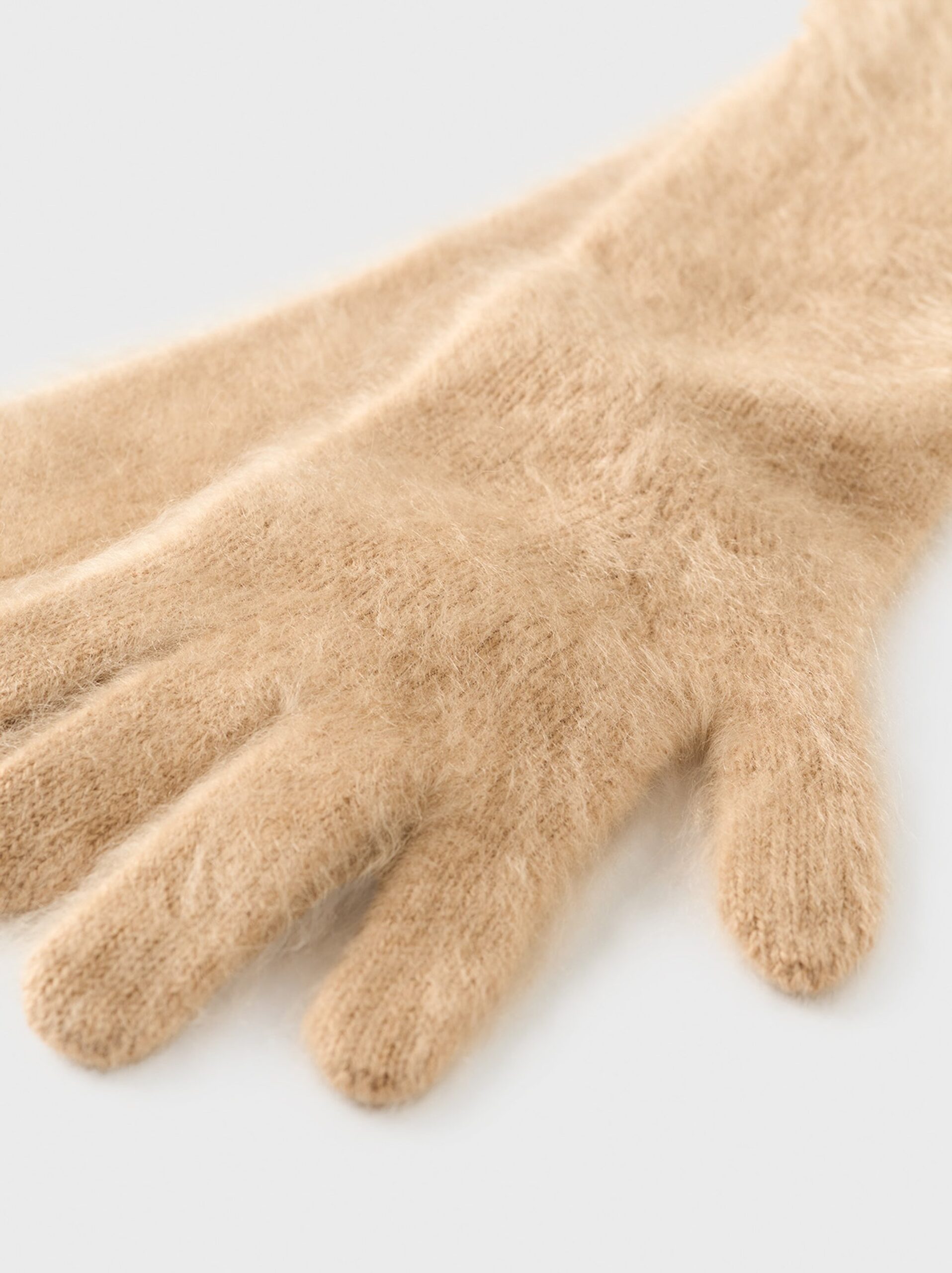 Soft Goat - Brushed Gloves Camel