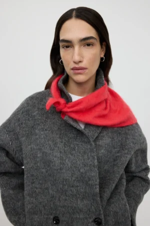 Soft Goat - Brushed Scarf Rouge