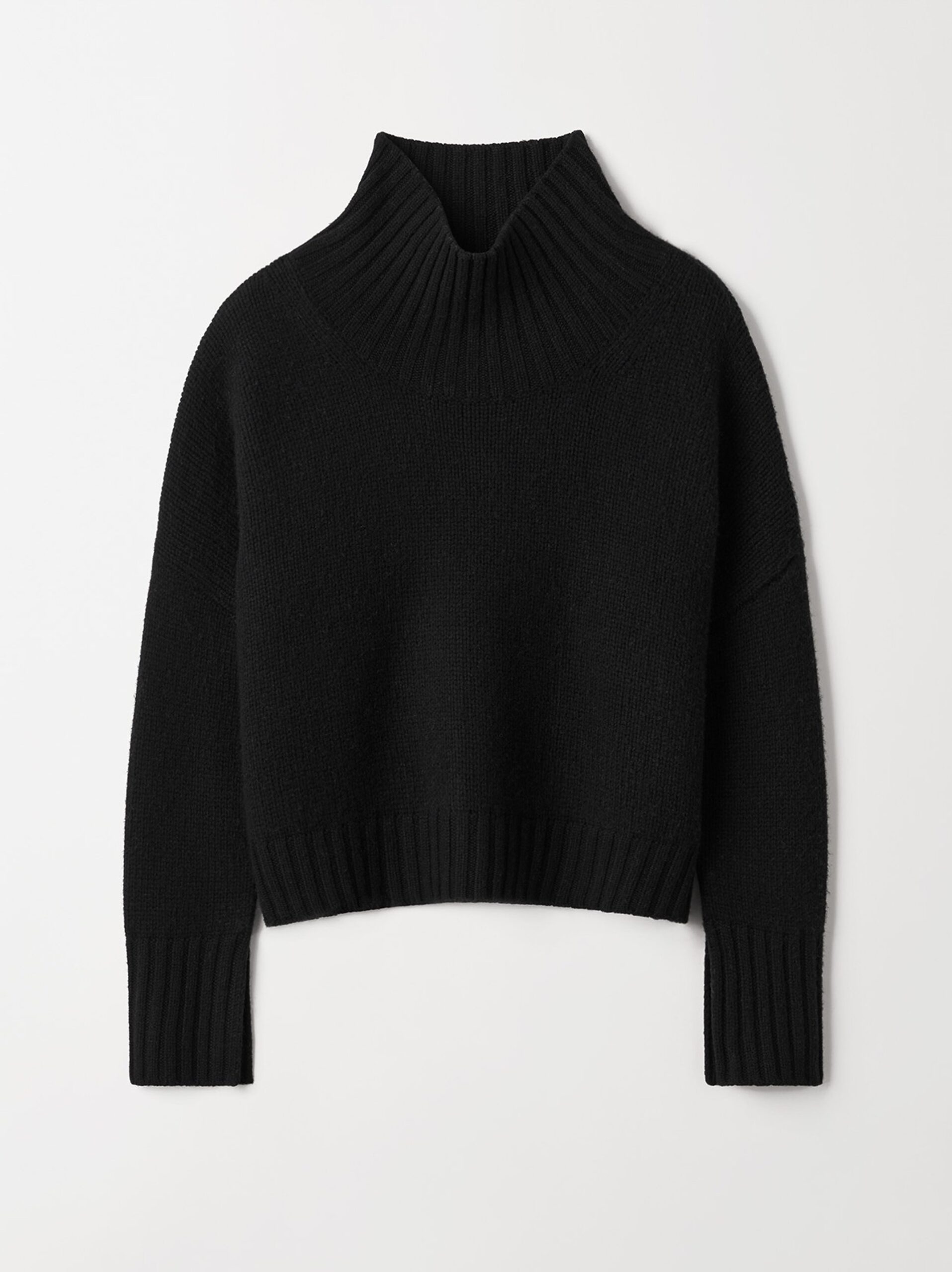 Soft Goat - Girlfriend Turtleneck Black