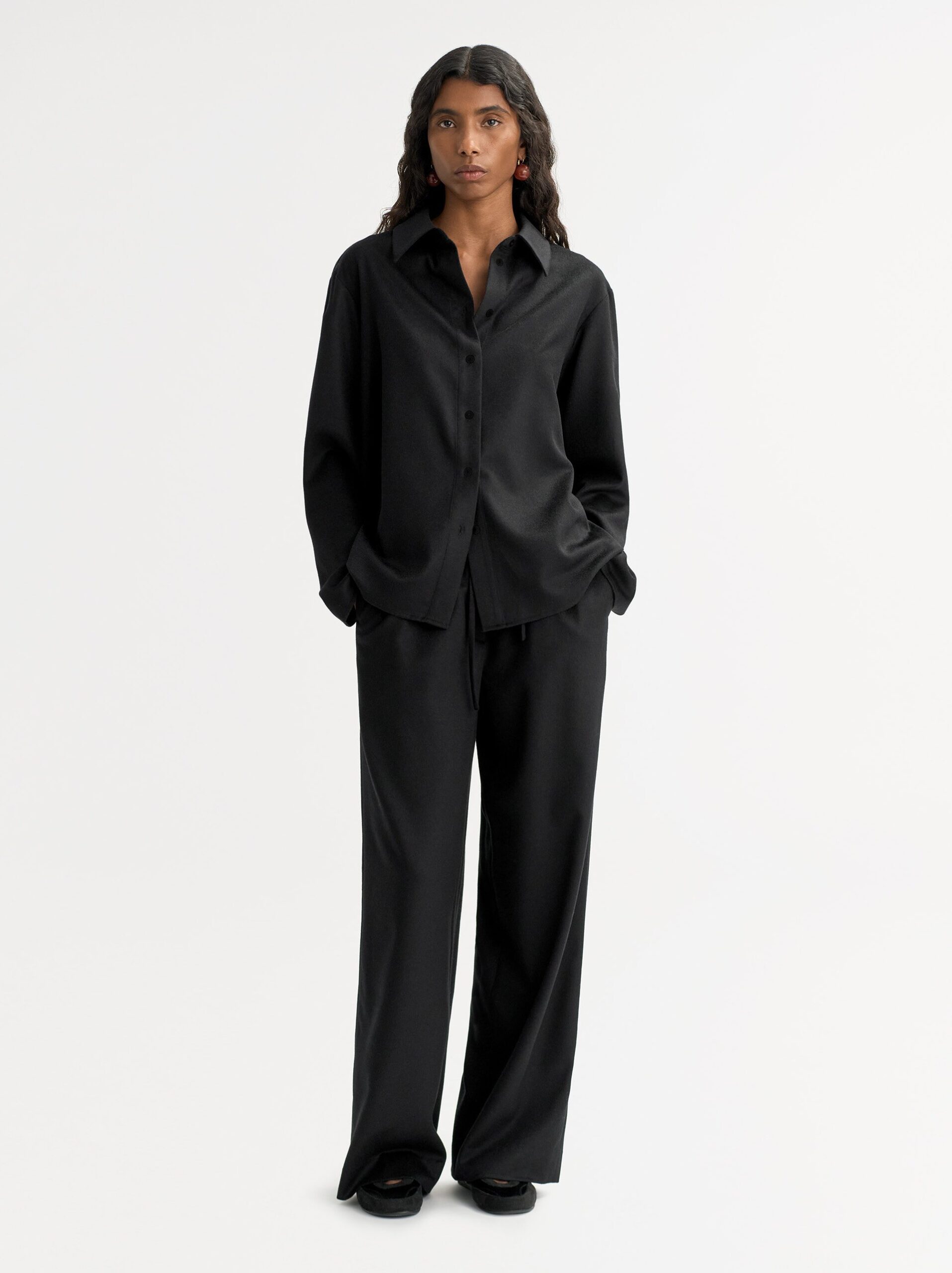 Soft Goat - Woven Pants Black