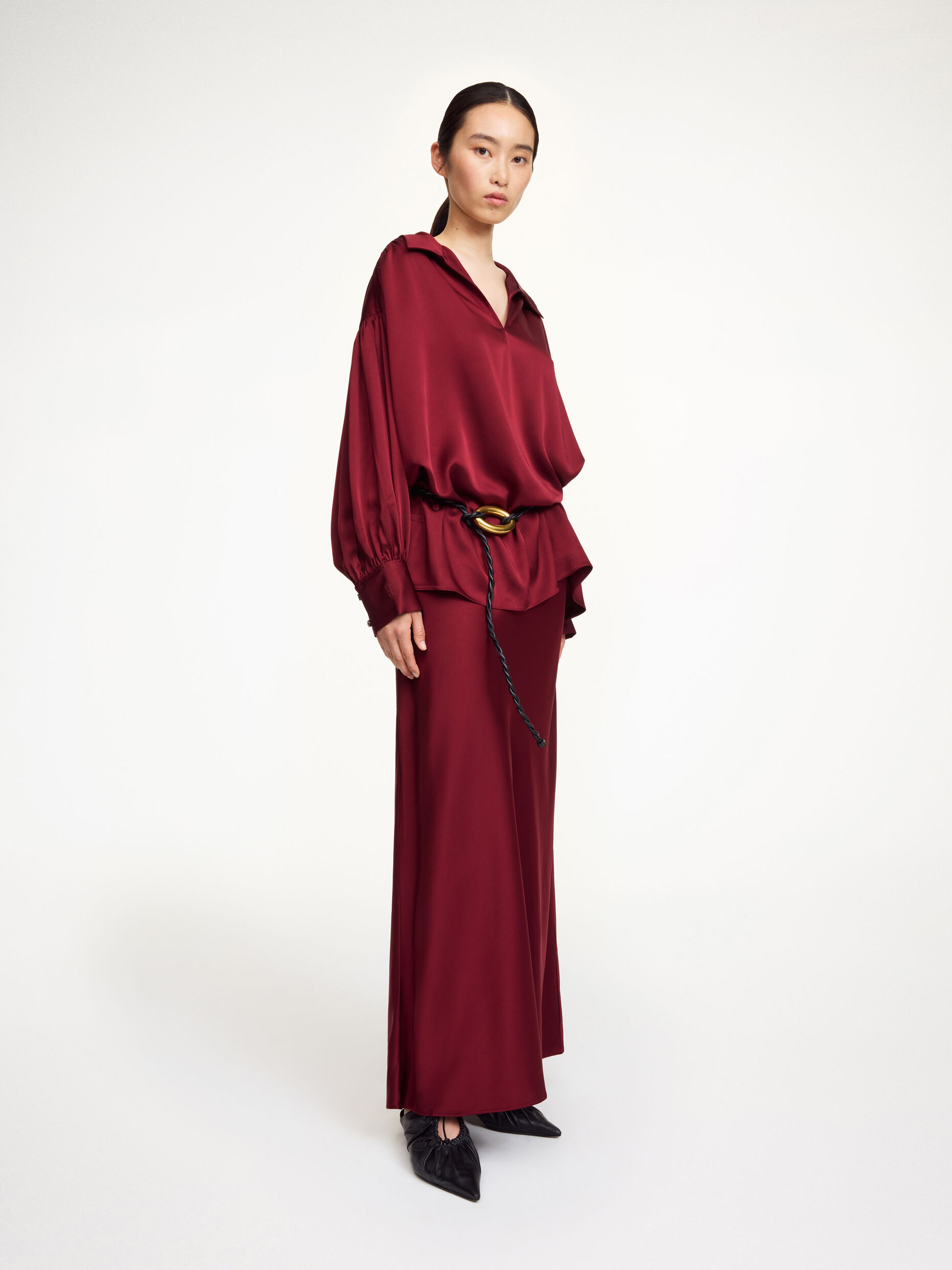 By Malene Birger - Barbara Maxi Skirt Cabernet