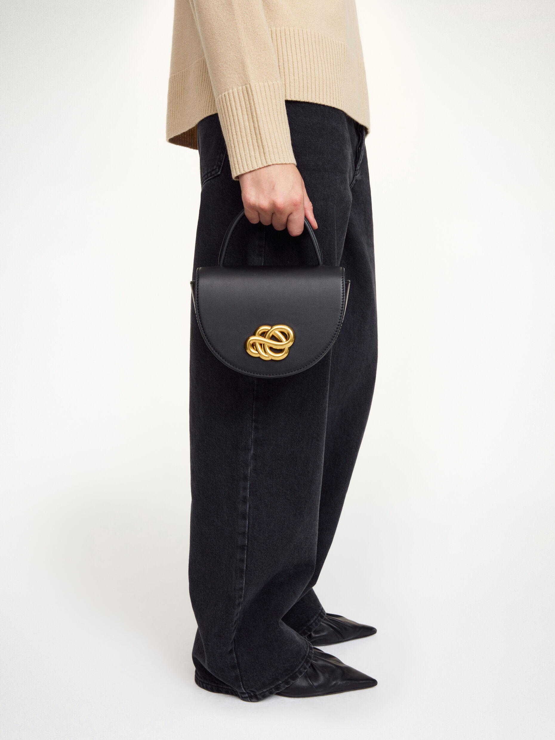 By Malene Birger - Cebelli Leather Bag Black