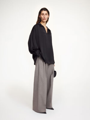 By Malene Birger - Leonora Satin Blouse Black