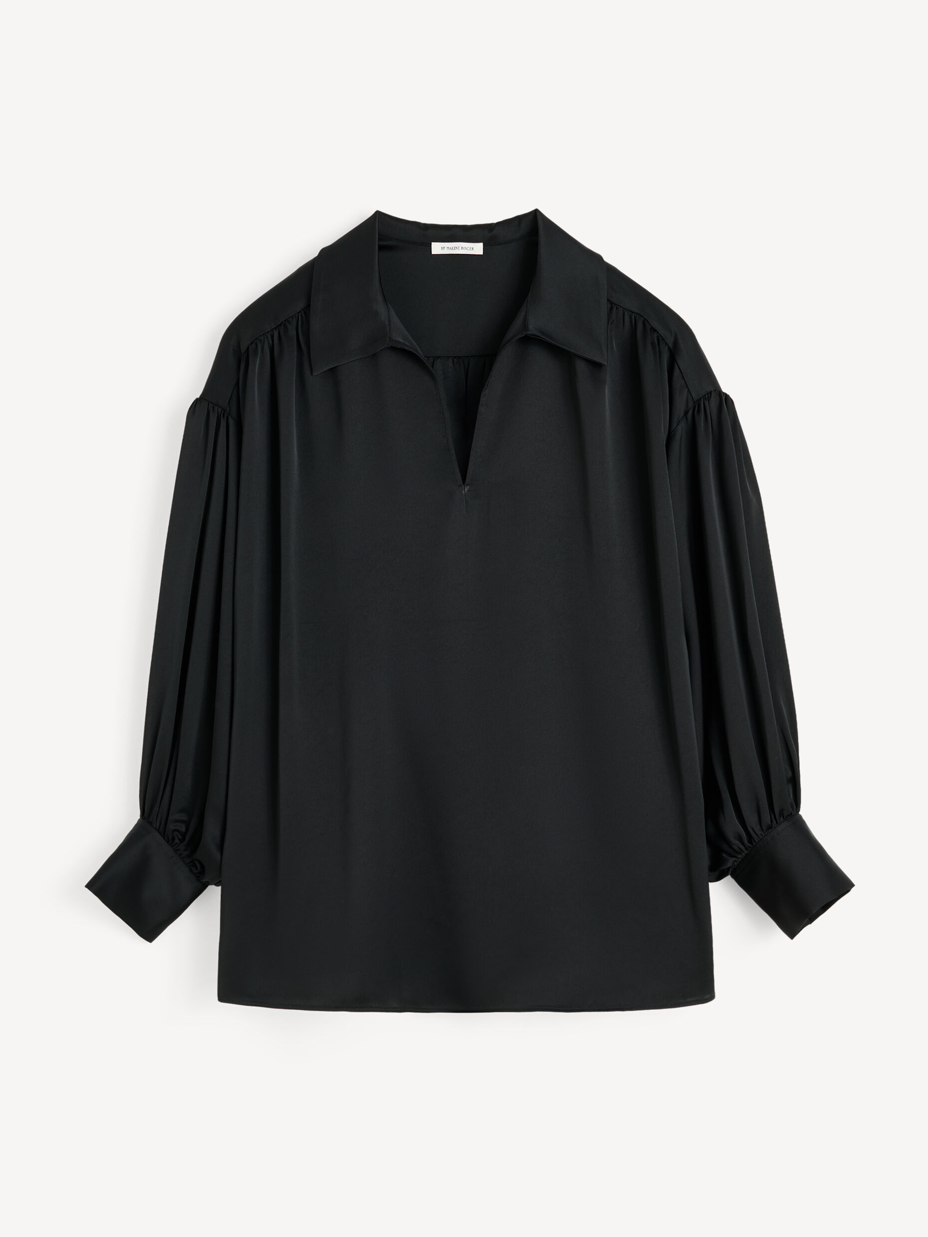 By Malene Birger - Leonora Satin Blouse Black