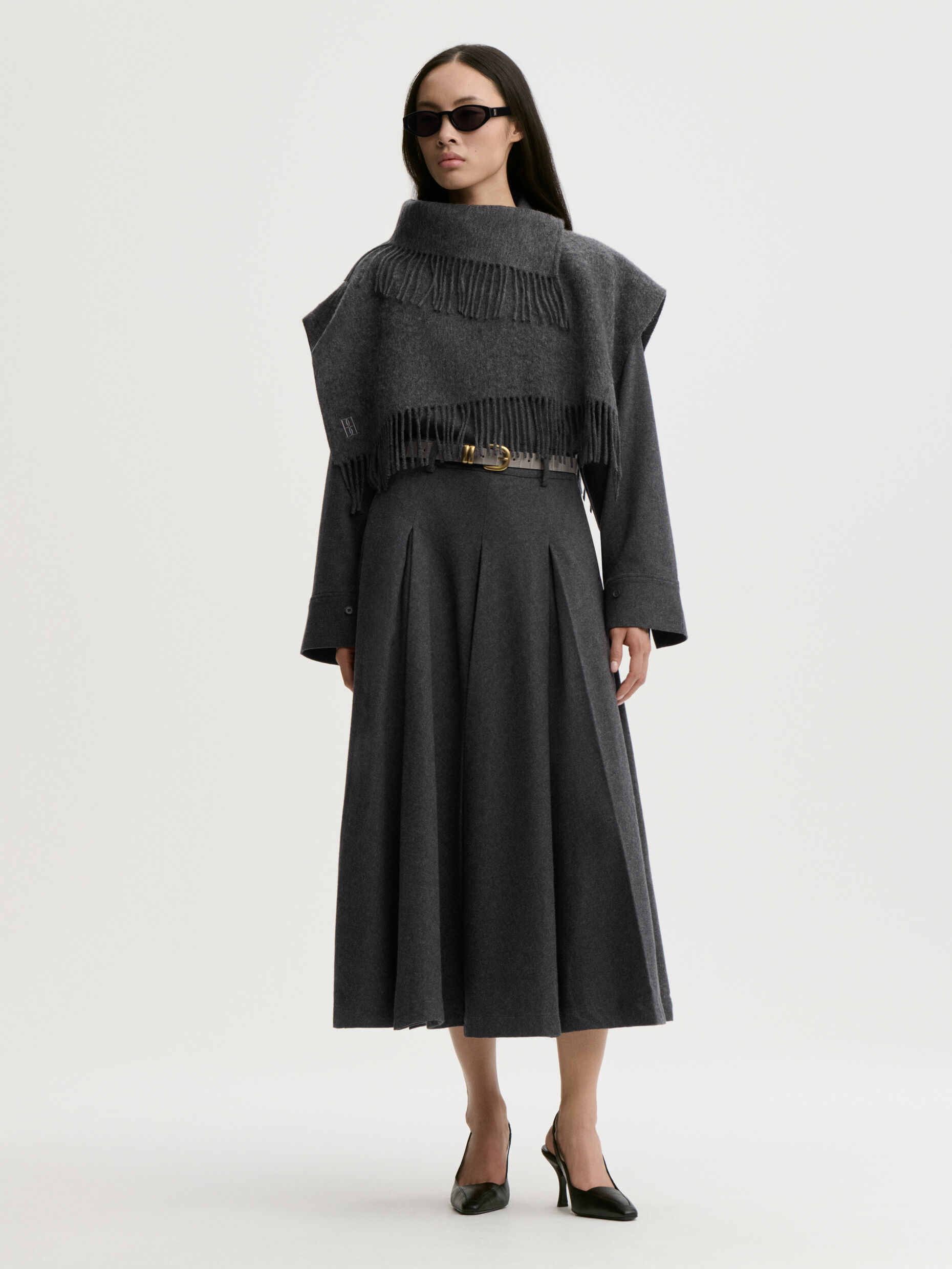 By Malene Birger - Turtla Dark Grey Melange