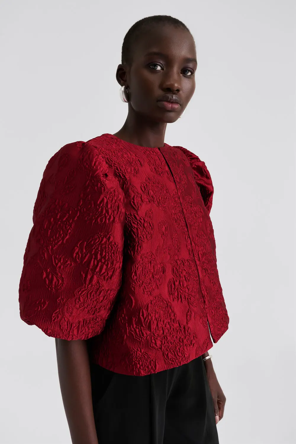 Malina - Cleo Blouse Deep Red