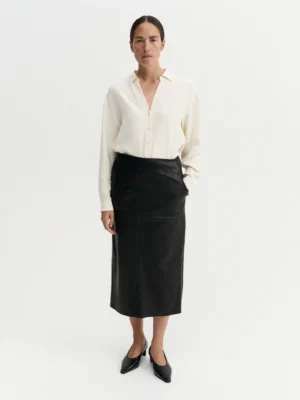 Almada Label - Birdy Leather Skirt
