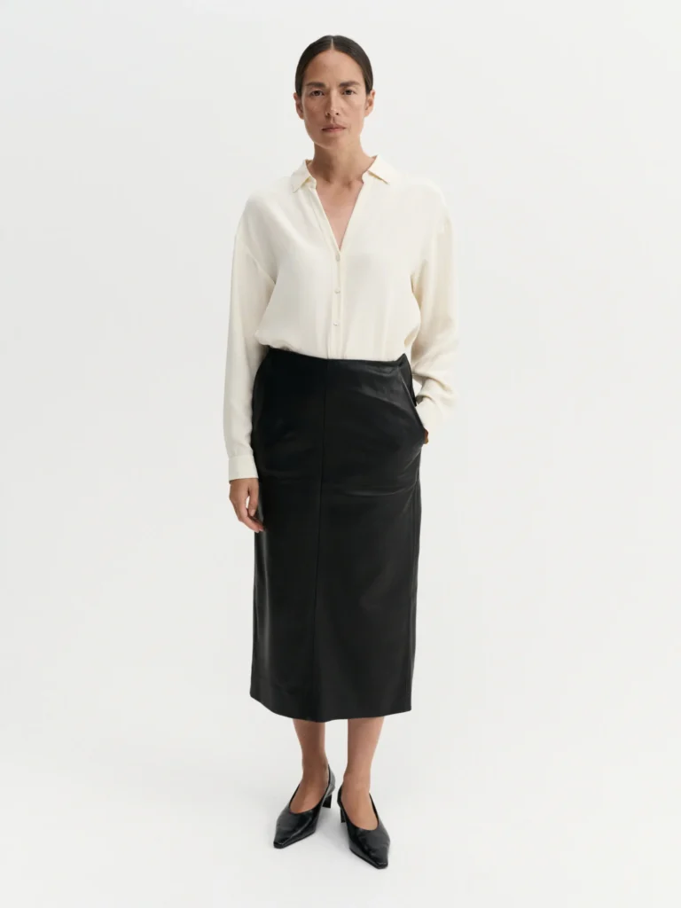 Almada Label - Birdy Leather Skirt