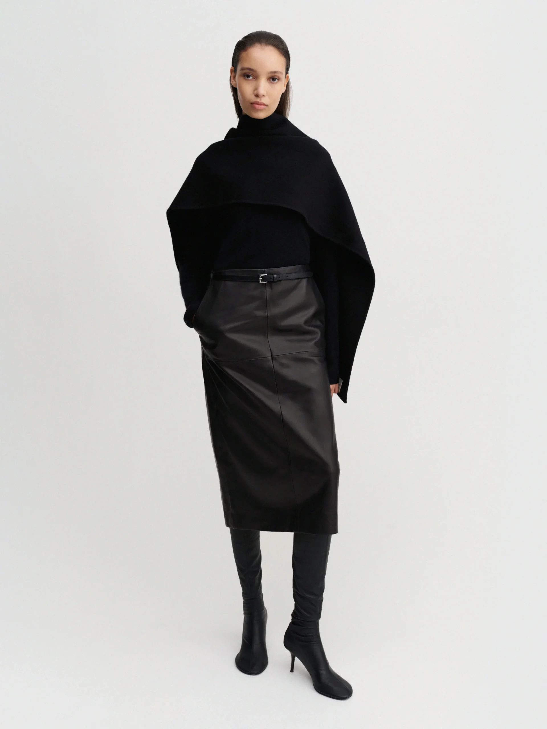 Almada Label - Birdy Leather Skirt