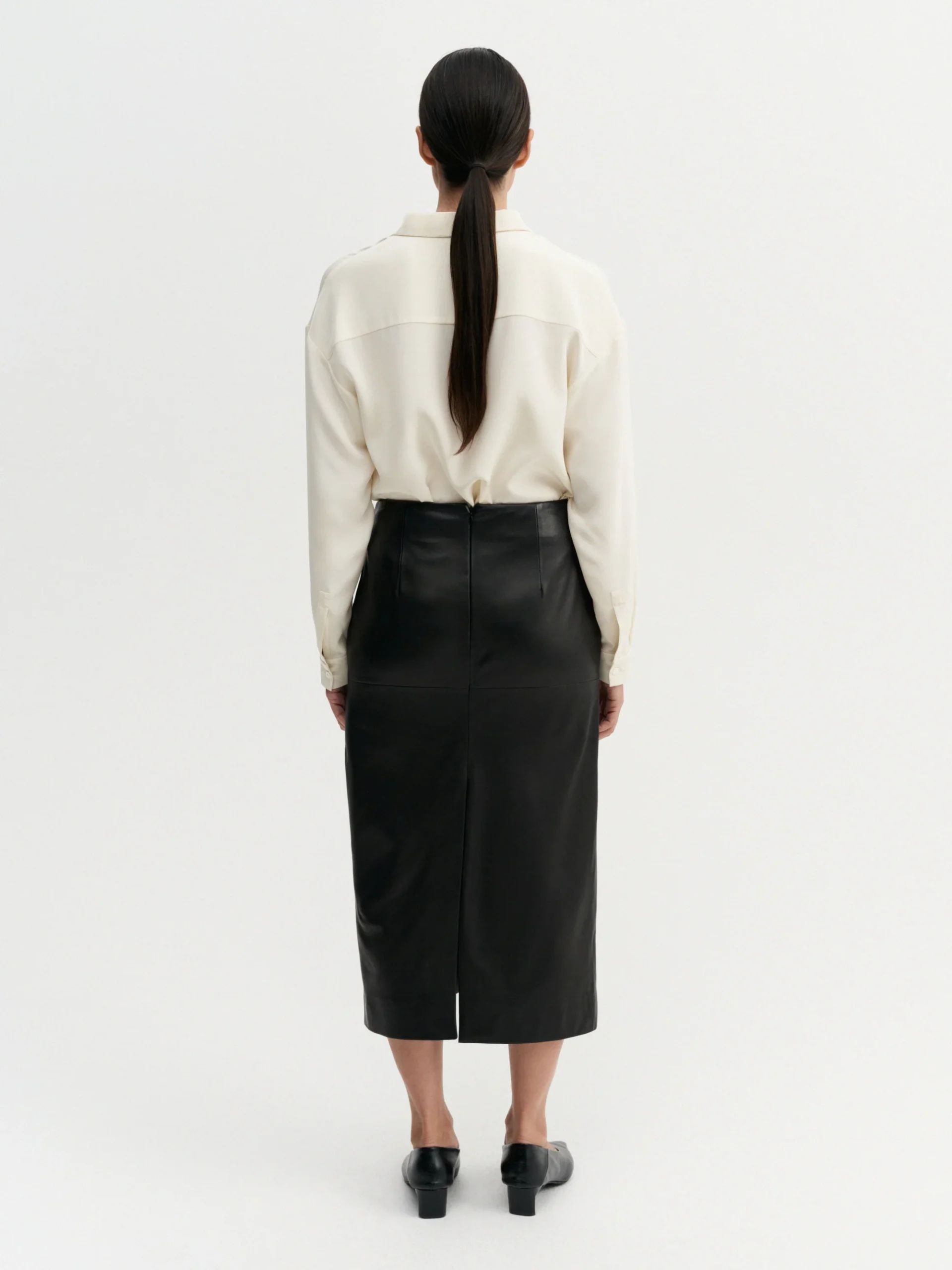 Almada Label - Birdy Leather Skirt