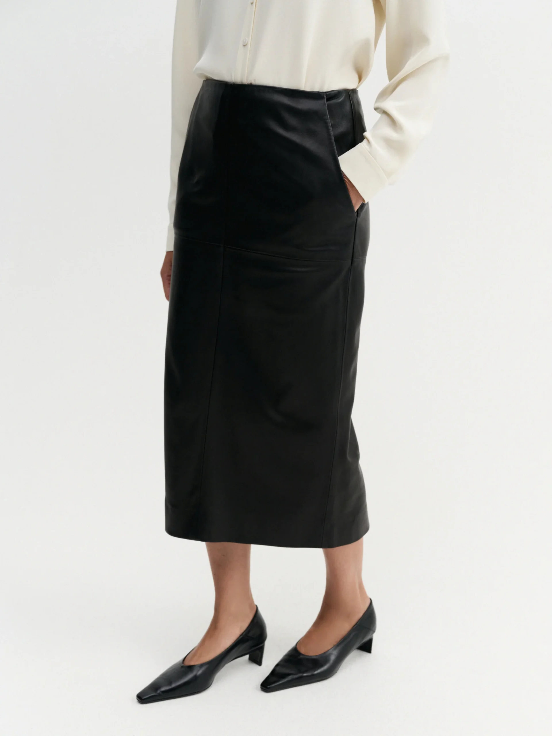 Almada Label - Birdy Leather Skirt