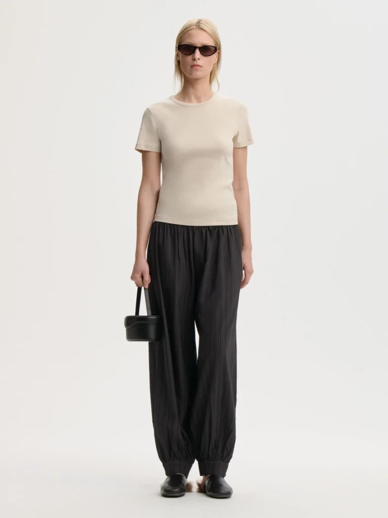 By Malene Birger - Alicia Organic Cotton T-Shirt Oyster Gray