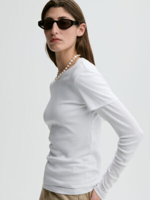 By Malene Birger - Alicia Organic Cotton T-Shirt Pure White