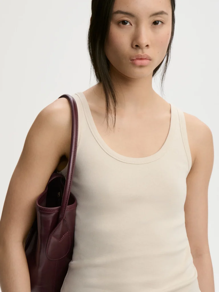 By Malene Birger - Dali Organic Cotton Tank Top Oyster Gray