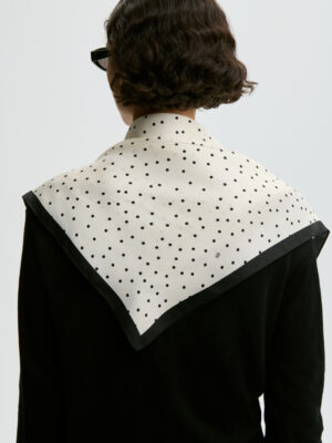 By Malene Birger - Poula Silk Scarf Black