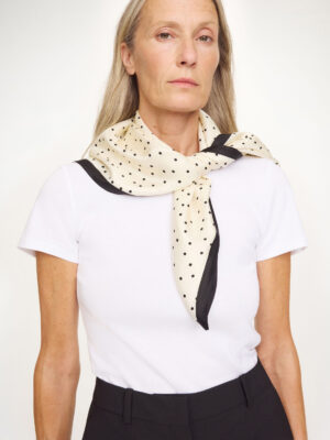 By Malene Birger - Poulas Silk Scarf Black