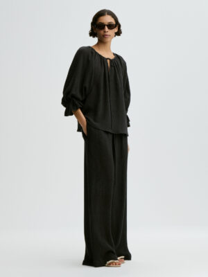 By Malene Birger - Rose Weave Blouse Black