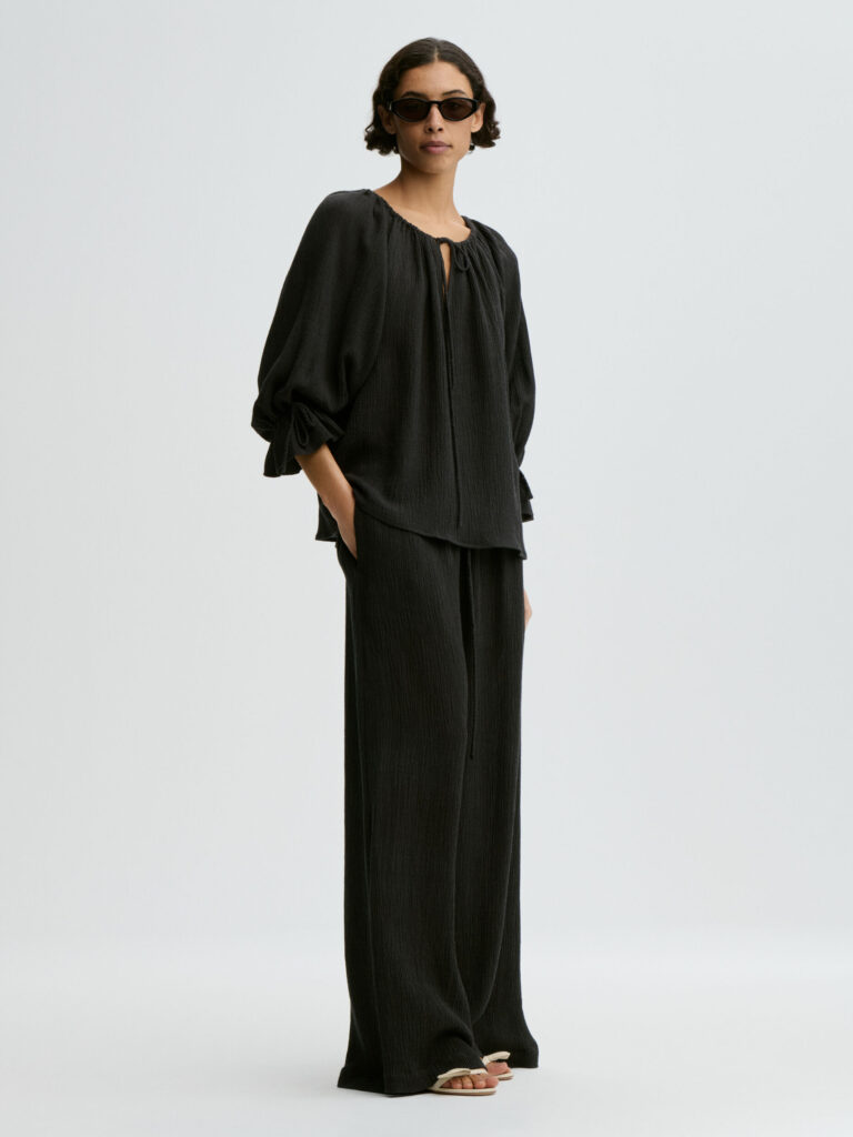 By Malene Birger - Rose Weave Blouse Black
