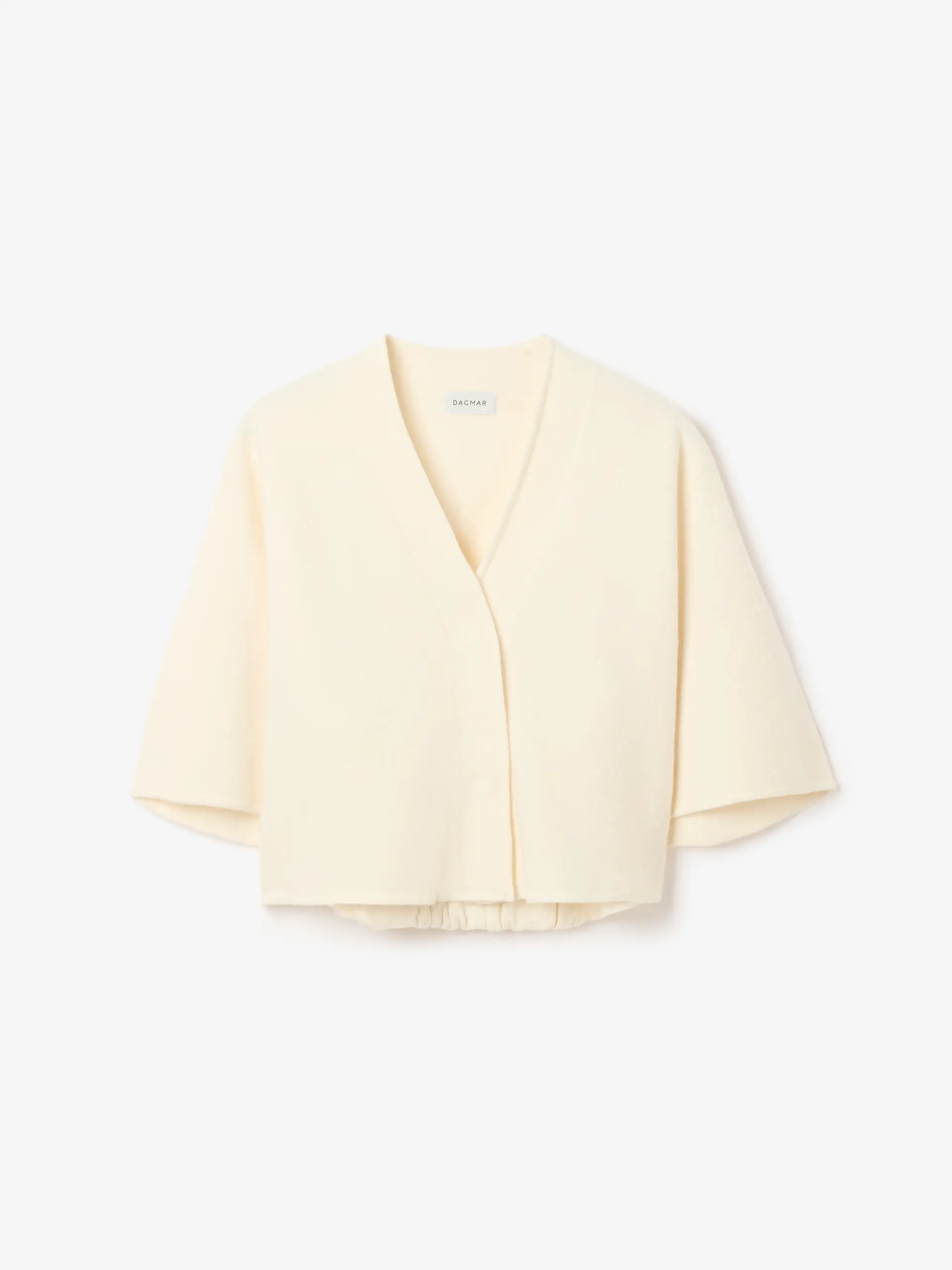 Dagmar - Short Wool Cardigan Off White