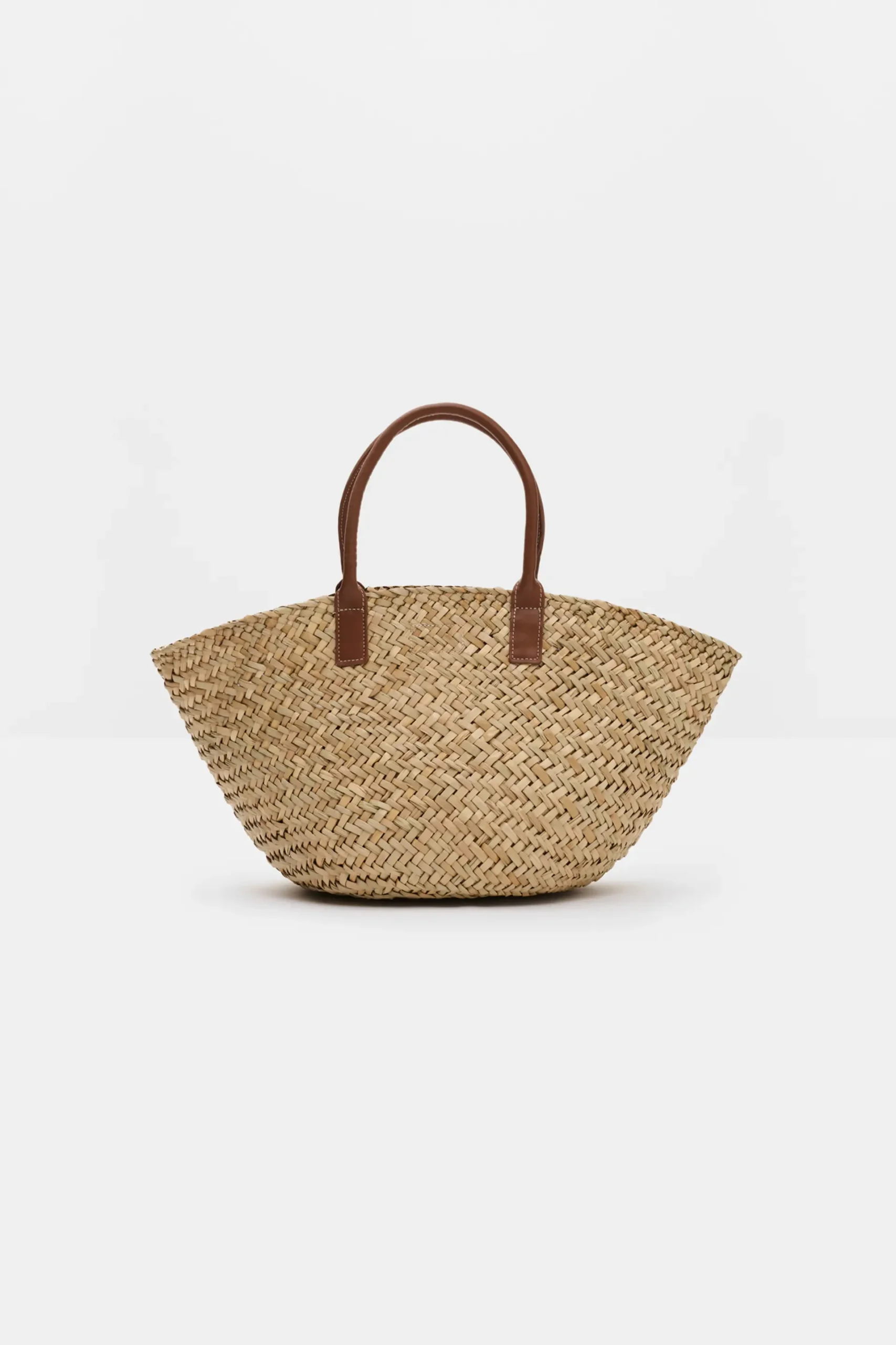 Malina - Large Monogram Straw Bag