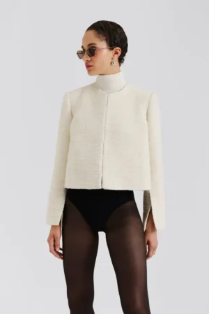 Malina - Ruthie Boucle Blazer Vanilla