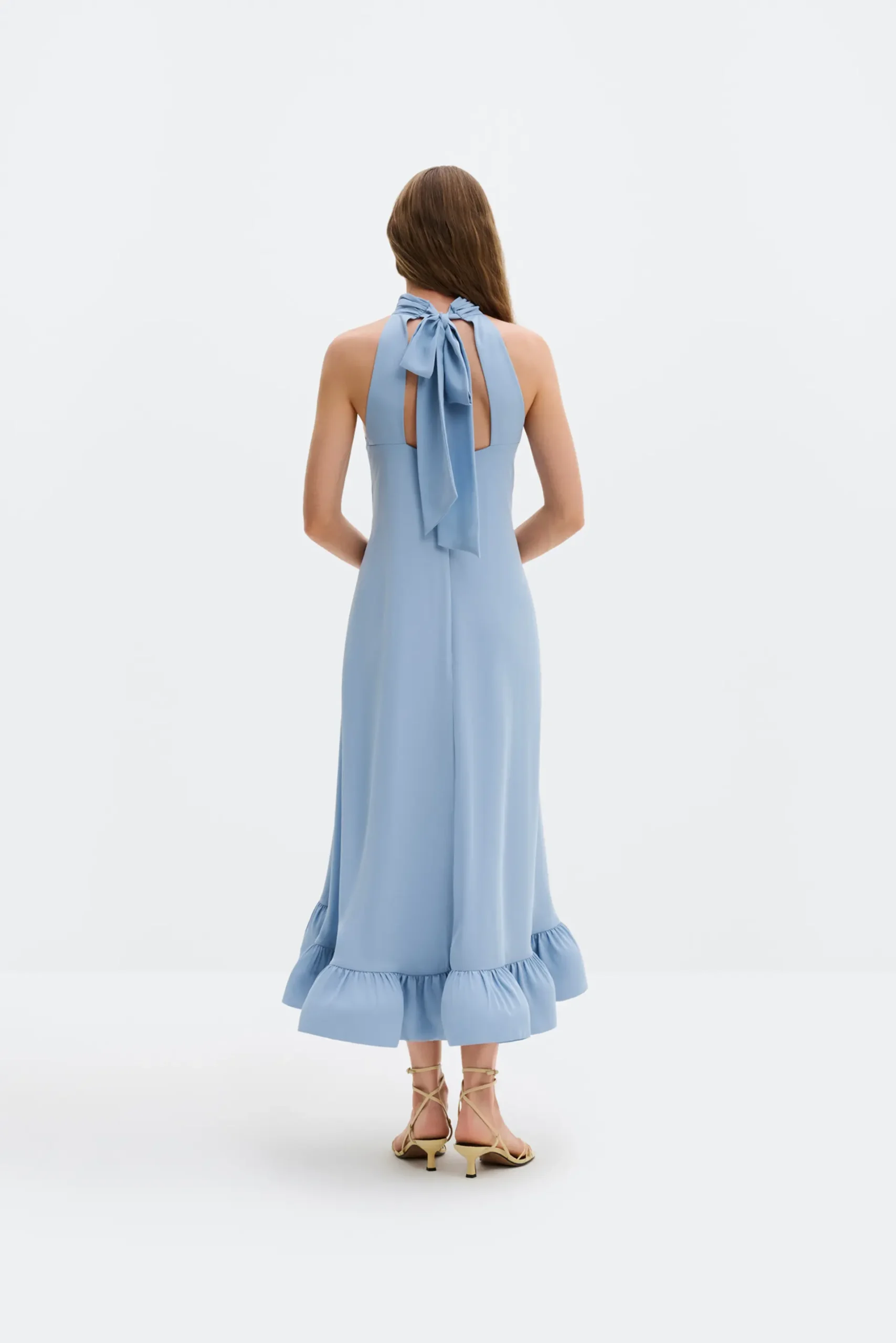 Malina - Sabrina Midi Dress Sky