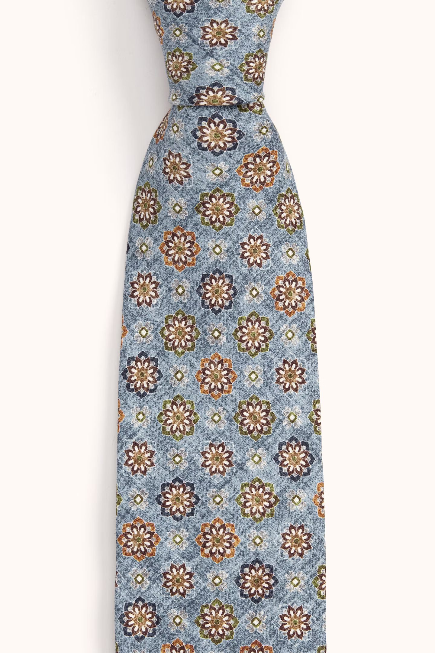 Oscar Jacobson - Floral Pattern Tie - Image 2